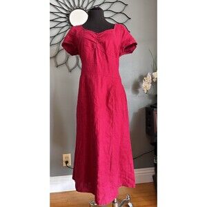 Eddie‎ Bower Womens ShortSleeve  Lightweight Soft Casual Evening Summer dress